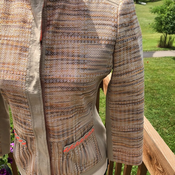 Elie TAHARI Tweed Jacket size2 - Picture 3 of 10